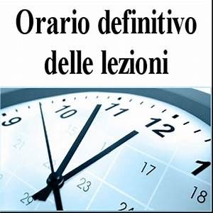 ORARIO DEFINITIVO: dal 25 Ottobre 2021