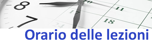 Orario delle lezioni 3° settimana