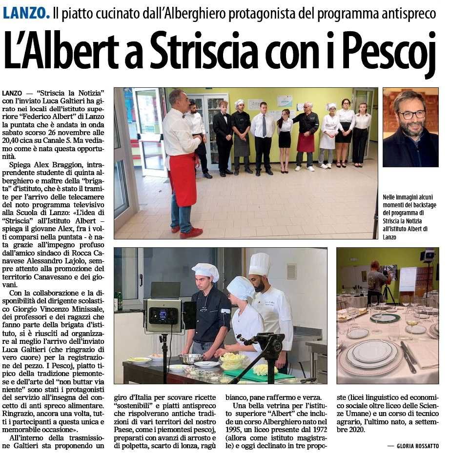 L'Albert a Stiscia con i Pescoj