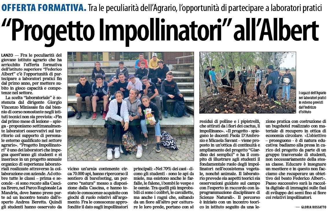 Progetto impollinatori