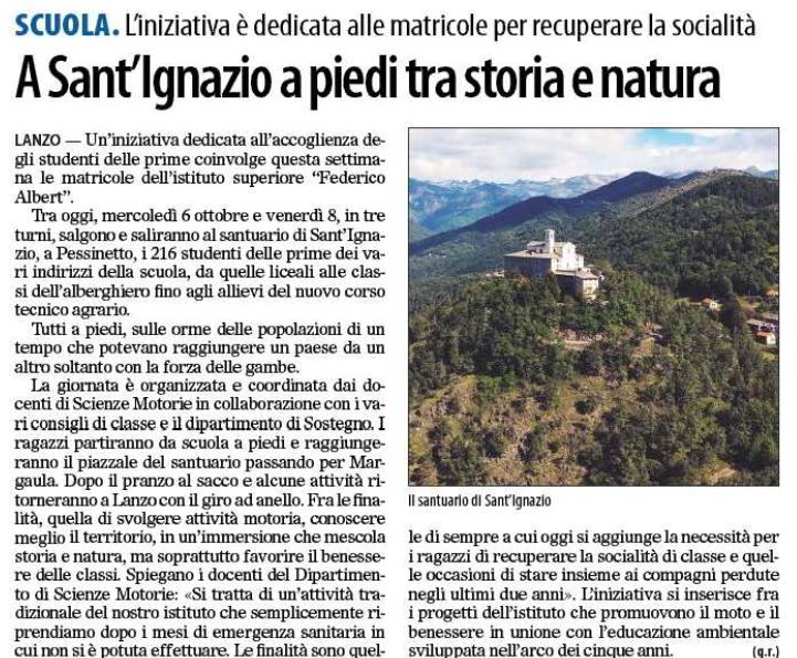 A Sant'Ignazio a piedi tra storia e natura