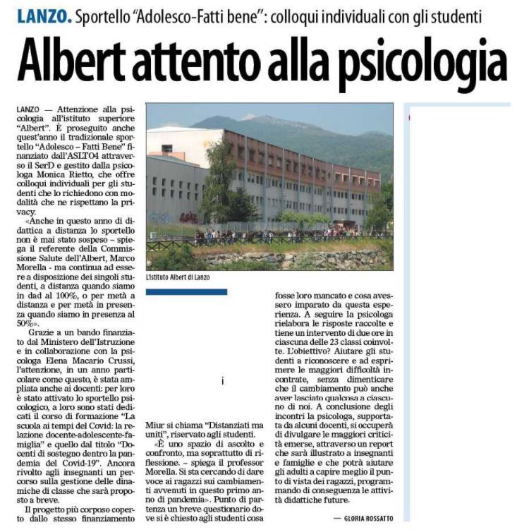 Albert attento alla psicologia