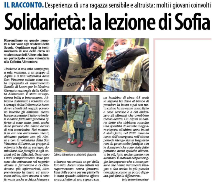 Solidarietà: la lezione di Sofia